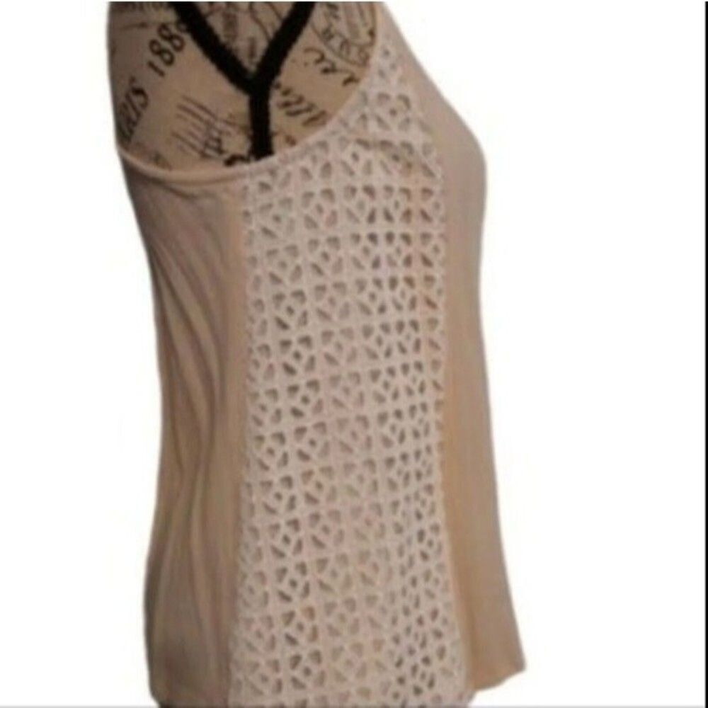 Miss me Sleeveless top Xs Boho Cream Feminine Beachy - Picture 3 of 7
